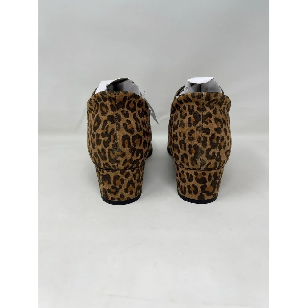 Kenneth Cole Women's Reaction Size 8 Sandra EZ On Jeweled Bootie Leopard